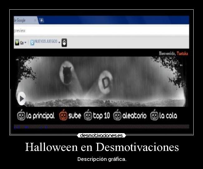 Halloween en Desmotivaciones - Descripción gráfica.