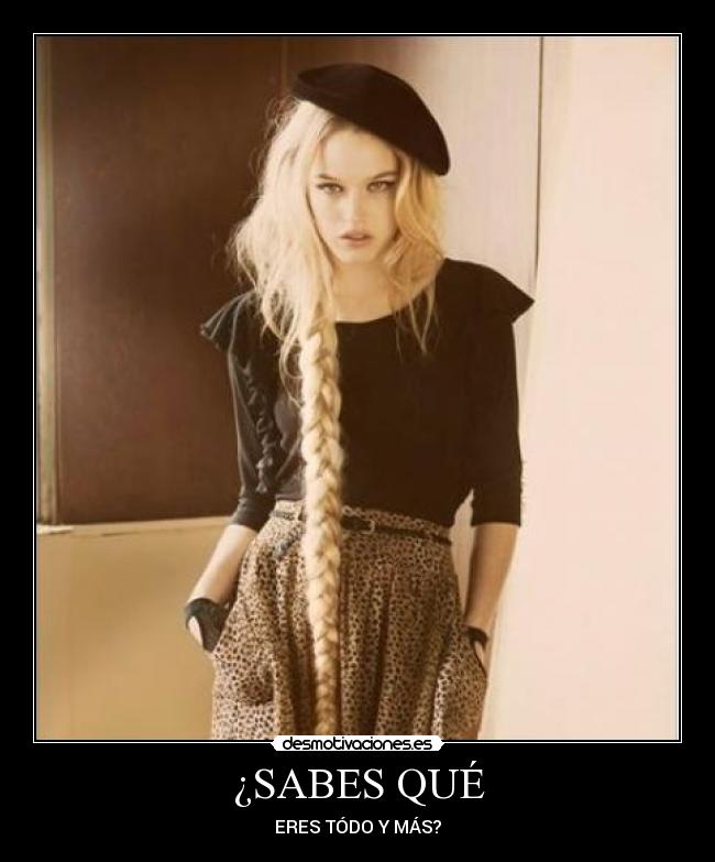 ¿SABES QUÉ - 