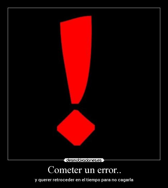 carteles error desmotivaciones