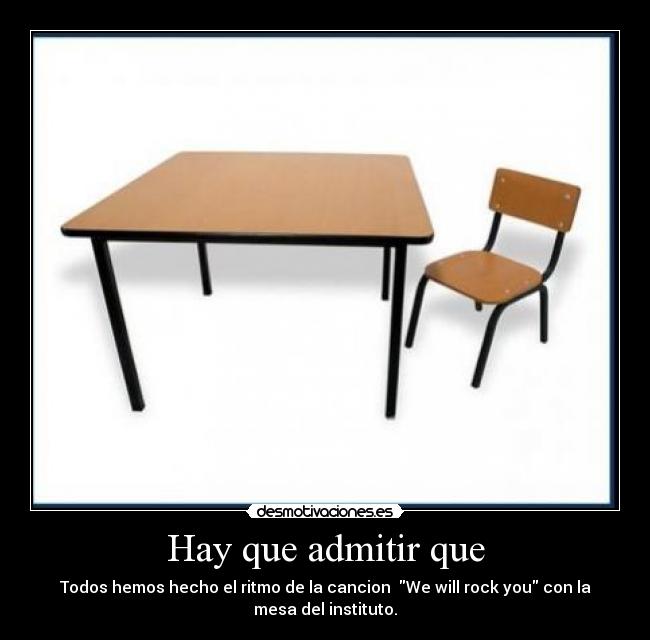 Hay que admitir que - 