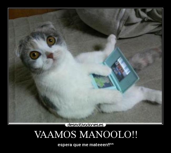 VAAMOS MANOOLO!! - espera que me mateeen!!^^