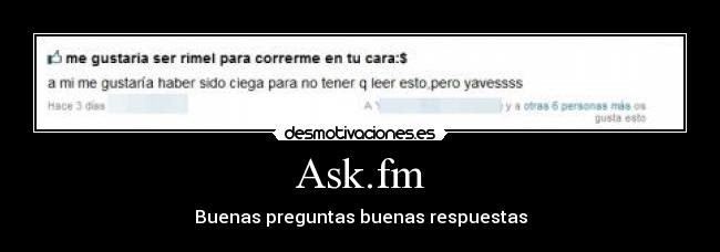 Ask.fm - Buenas preguntas buenas respuestas