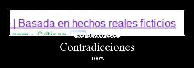 Contradicciones - 