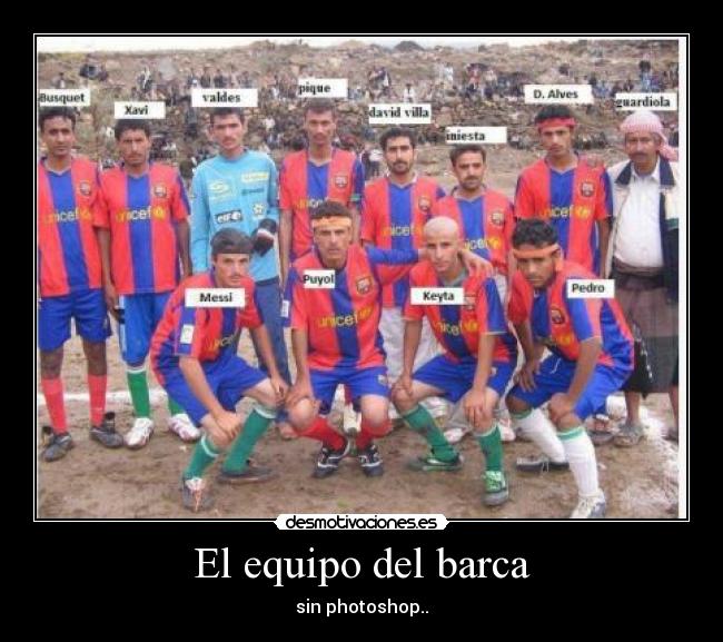 El equipo del barca - 