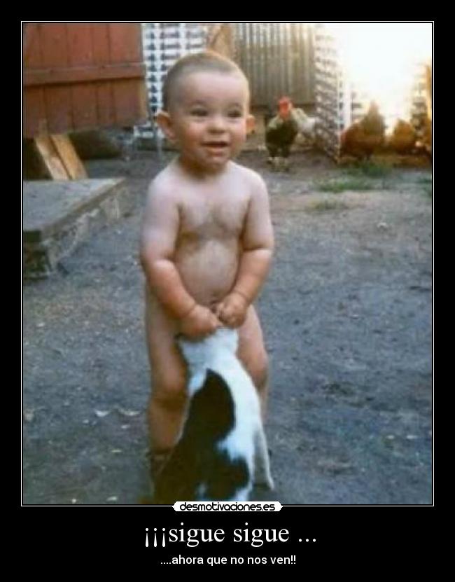 ¡¡¡sigue sigue ... - ....ahora que no nos ven!!