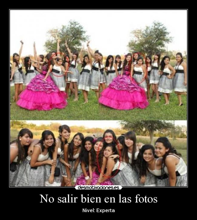 No salir bien en las fotos - 