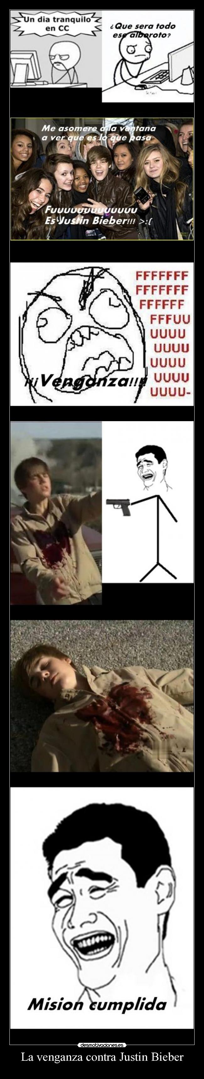 La venganza contra Justin Bieber -