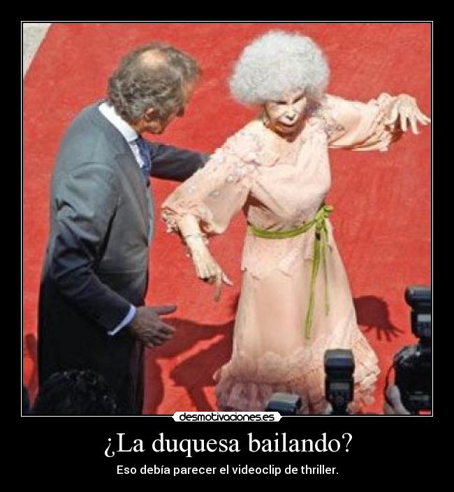 ¿La duquesa bailando? - 