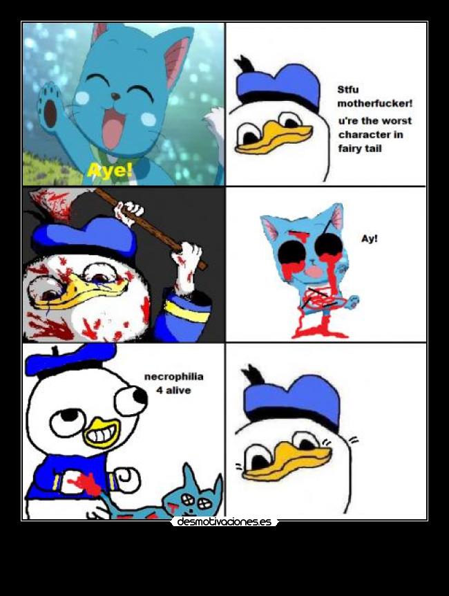 carteles hago esto porke odio happy desmotivaciones