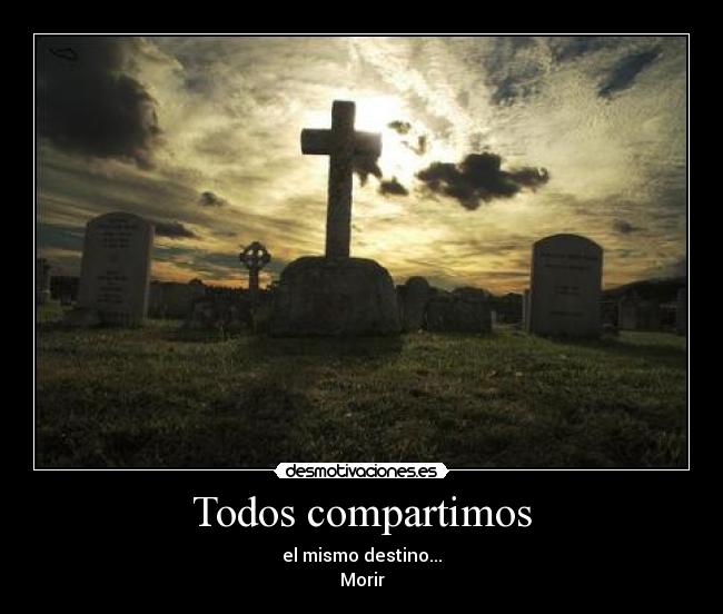 carteles morir muerte cementerio cruz desmotivaciones