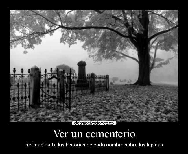 Ver un cementerio - 