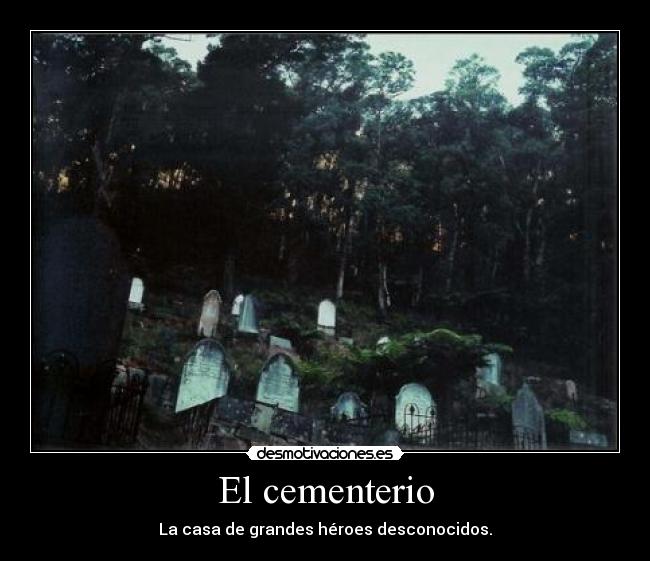 El cementerio -