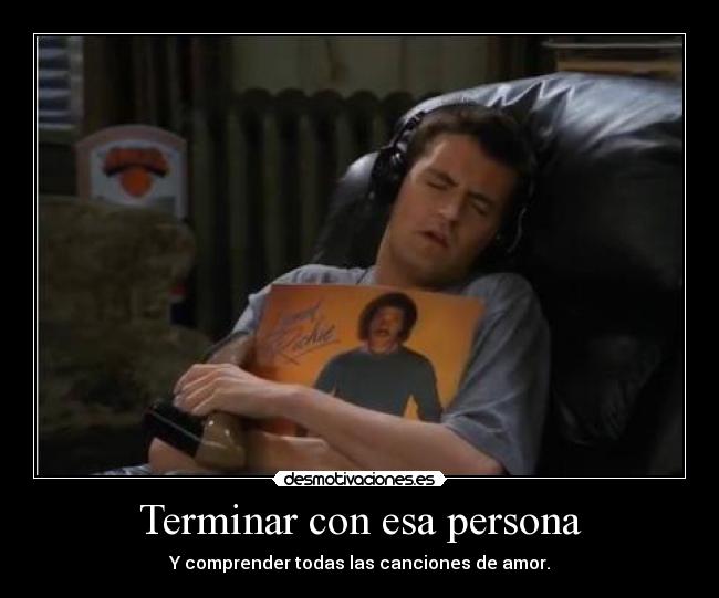 Terminar con esa persona -