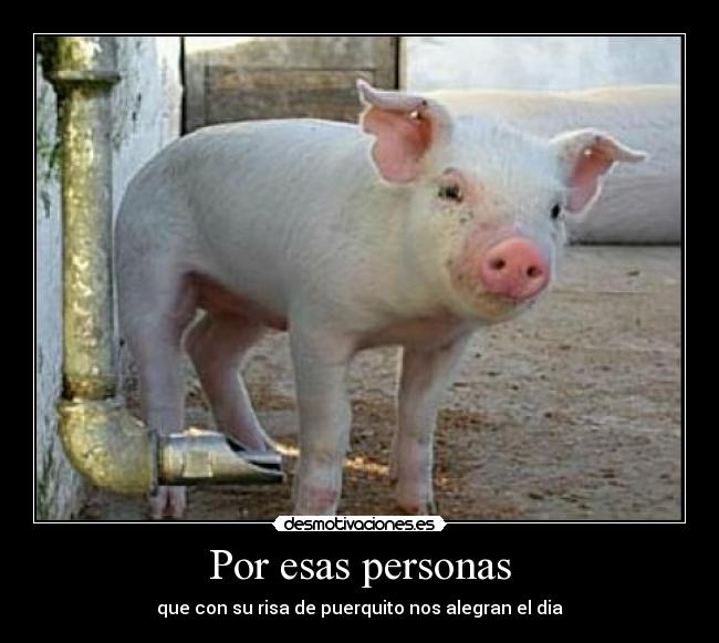 Por esas personas -