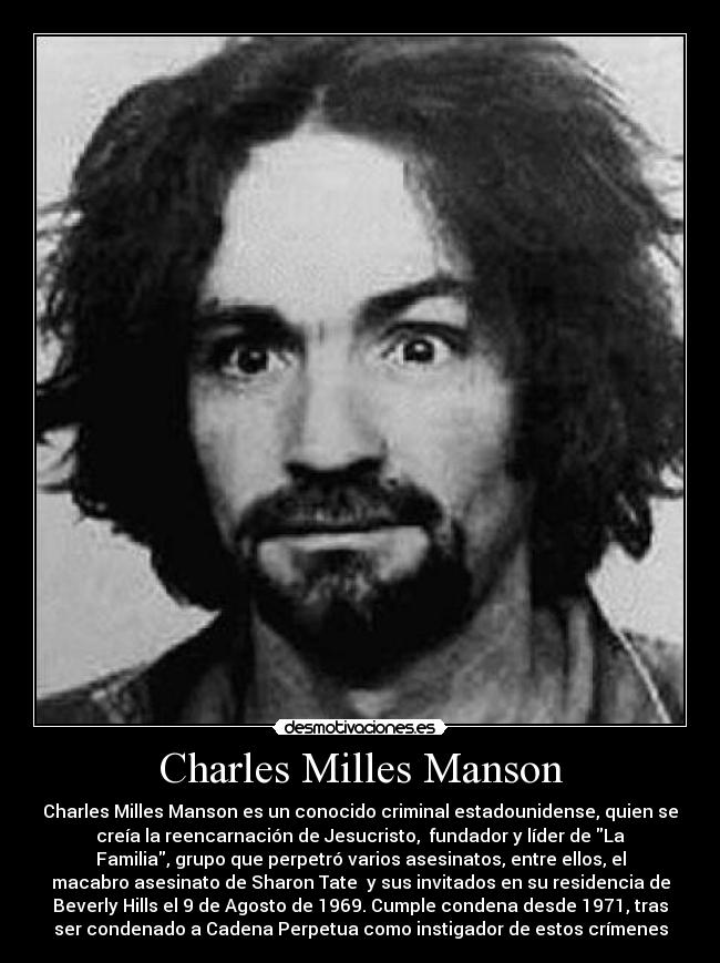 Charles Milles Manson -