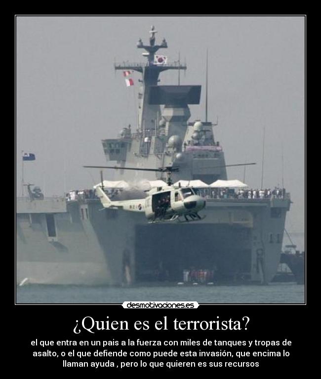 ¿Quien es el terrorista? - 