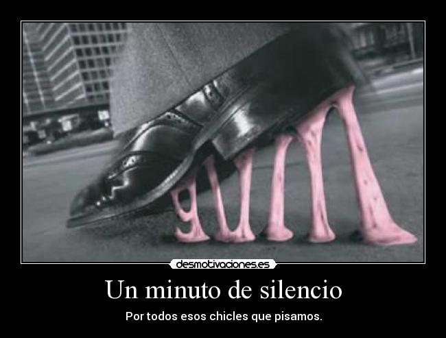 Un minuto de silencio -