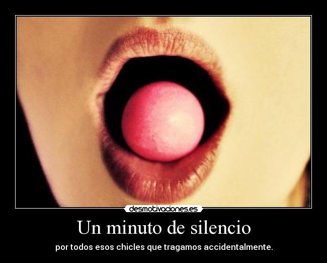 Un minuto de silencio -