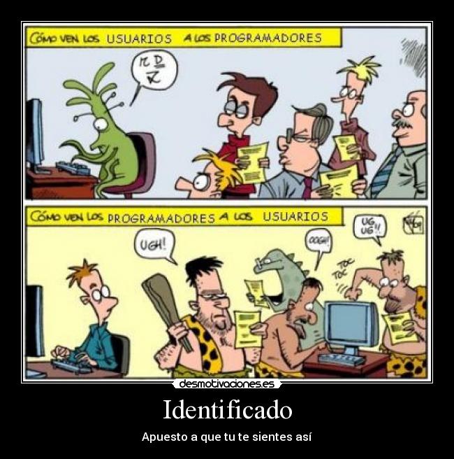 carteles humos geek programadores usuarios desmotivaciones