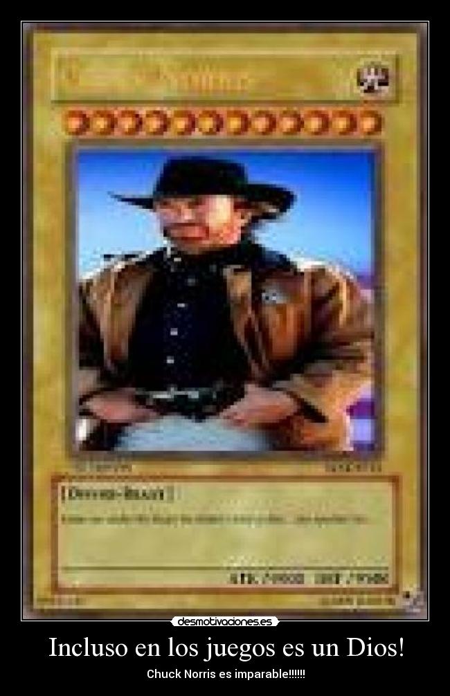 Incluso en los juegos es un Dios! - Chuck Norris es imparable!!!!!!