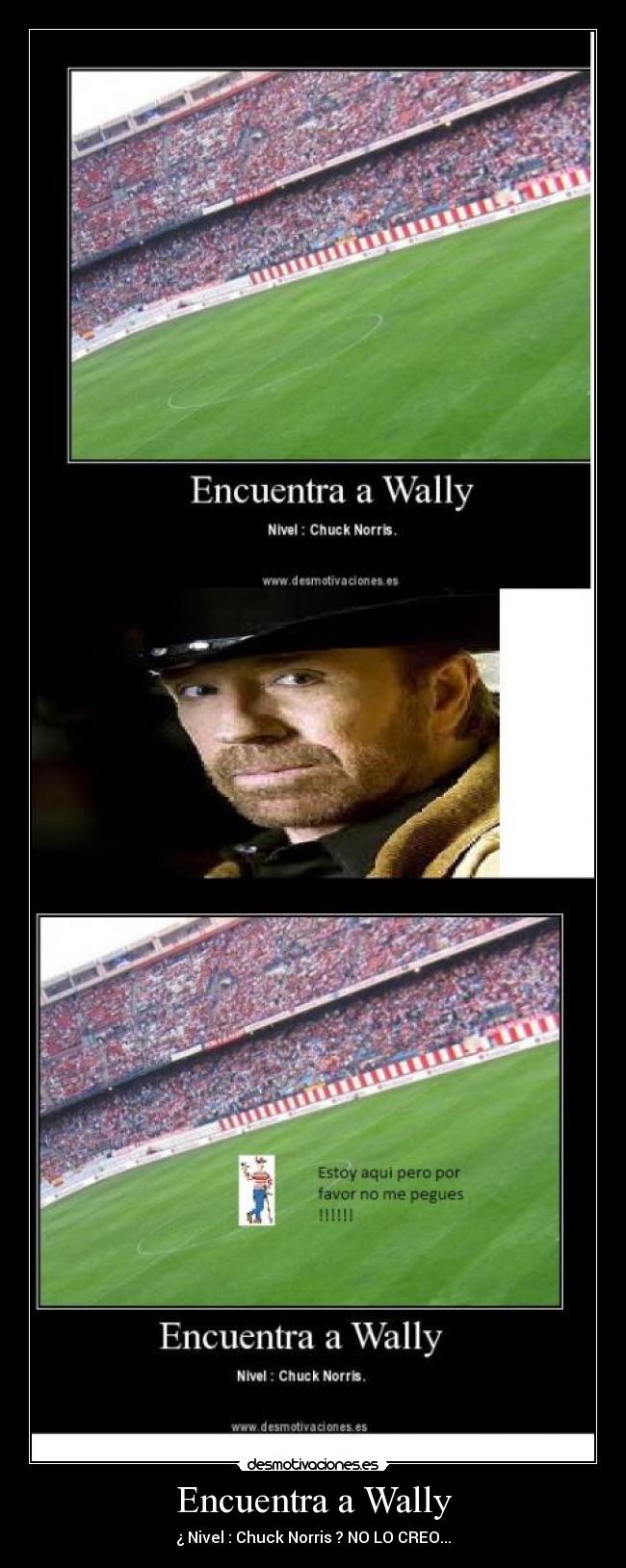 Encuentra a Wally - ¿ Nivel : Chuck Norris ? NO LO CREO...