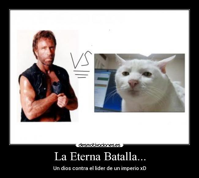 La Eterna Batalla... - Un dios contra el lider de un imperio xD