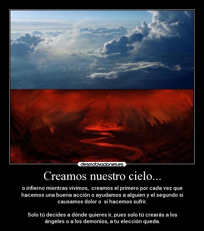 Creamos nuestro cielo... -