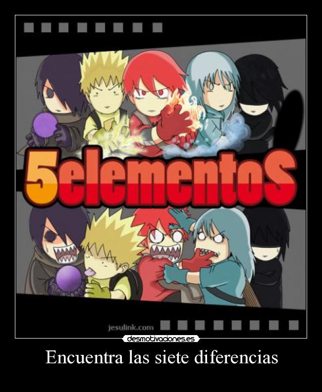 Encuentra las siete diferencias -