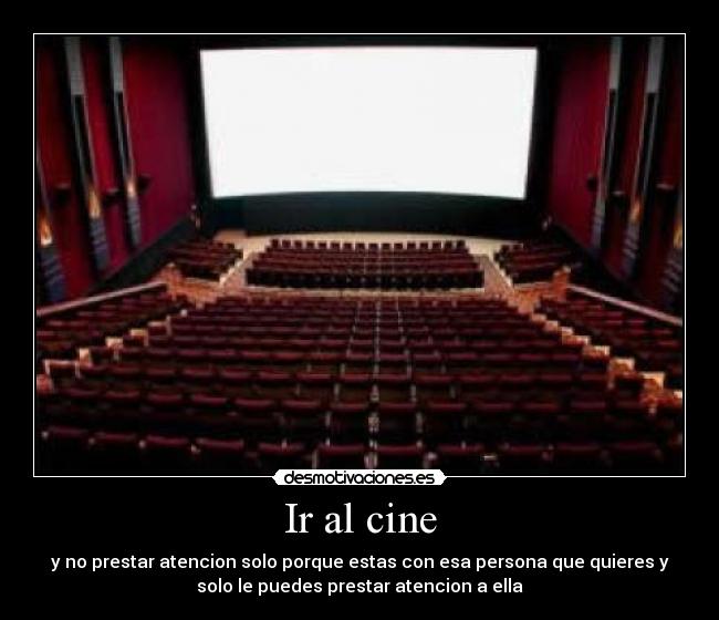 Ir al cine -