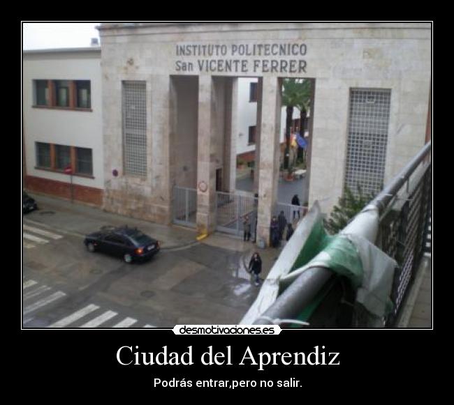 carteles ciudad del aprendiz desmotivaciones