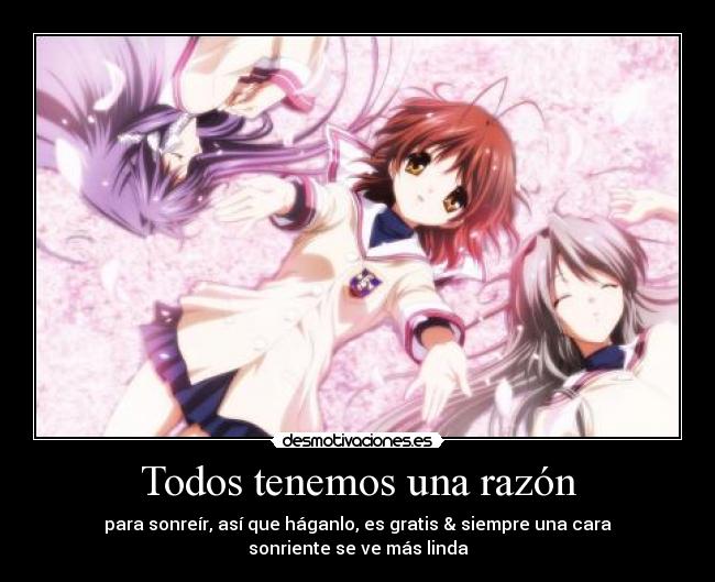 carteles todos sean felices sonreir dificil solo piensa todas las razones que hay para hacerlo desmotivaciones