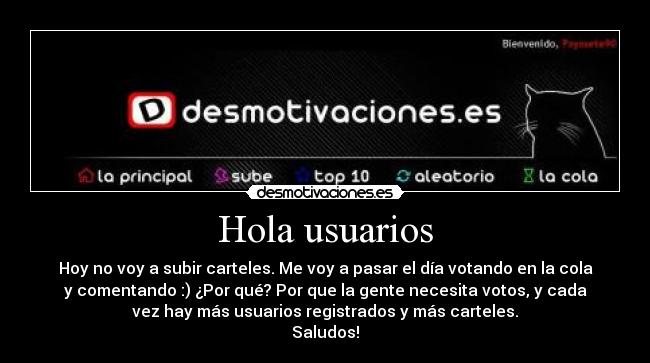 Hola usuarios -