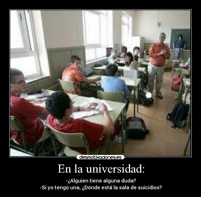 En la universidad: - 