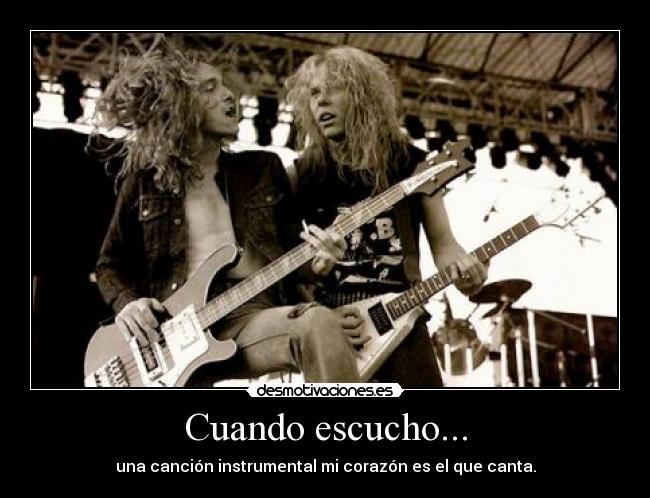 Cuando escucho... -
