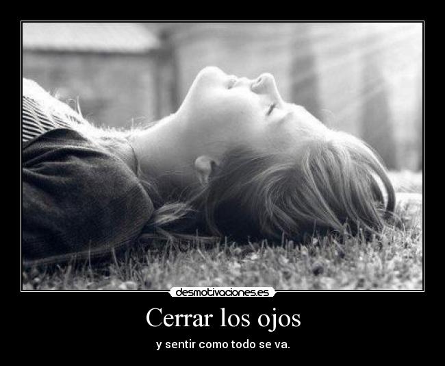 Cerrar los ojos - 