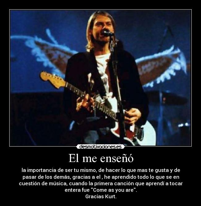 carteles kurt cobain gracias desmotivaciones