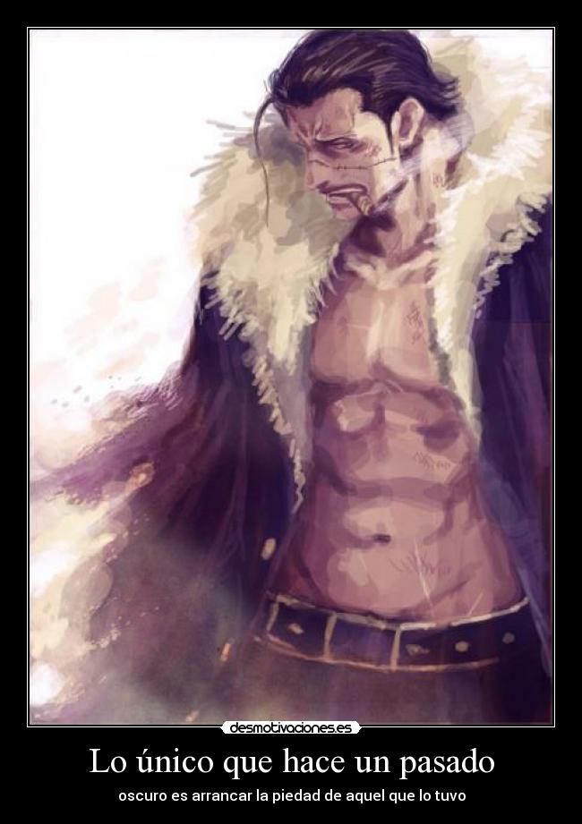 carteles pasado desmo cae cada vez mas abajo one piece mugiwarax cocodrile desmotivaciones