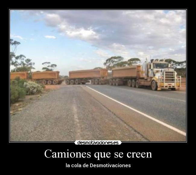 Camiones que se creen - 