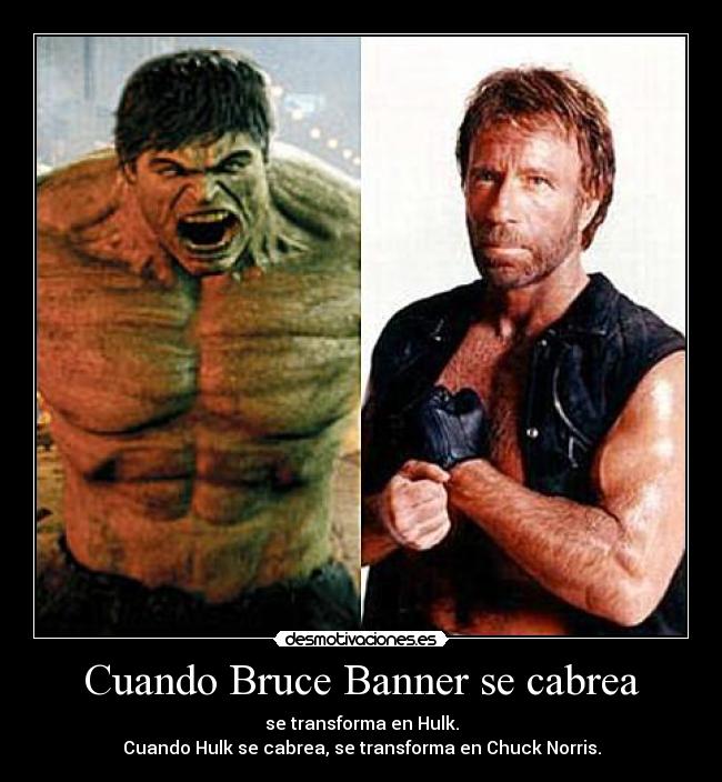 Cuando Bruce Banner se cabrea -
