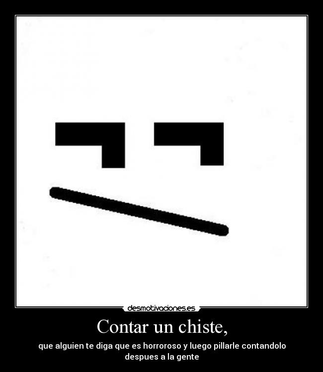 Contar un chiste, - 