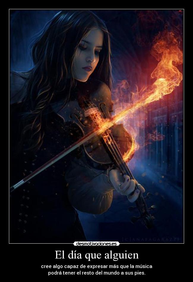 El día que alguien -