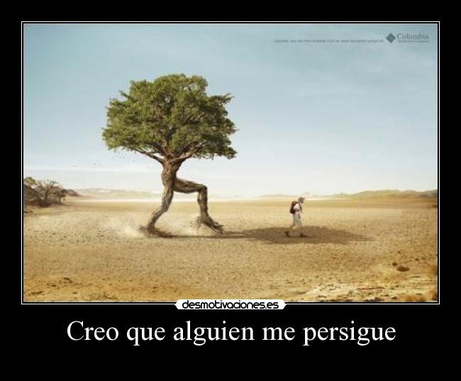 Creo que alguien me persigue - 