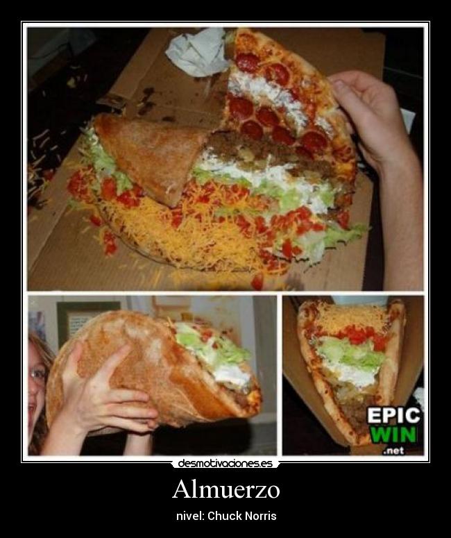Almuerzo - nivel: Chuck Norris