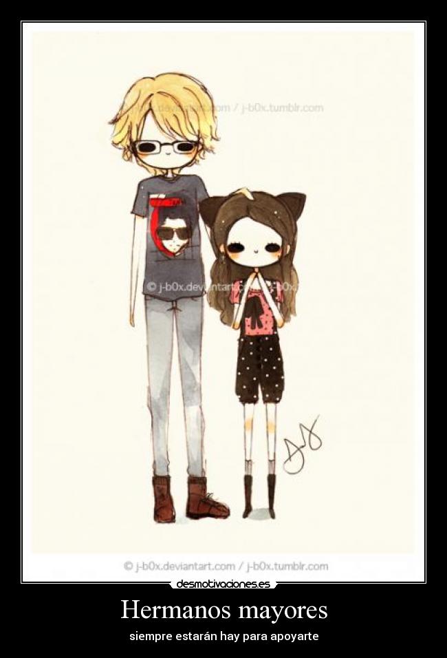 Hermanos mayores - siempre estarán hay para apoyarte