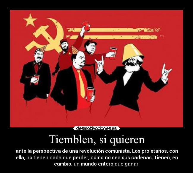 Tiemblen, si quieren - 