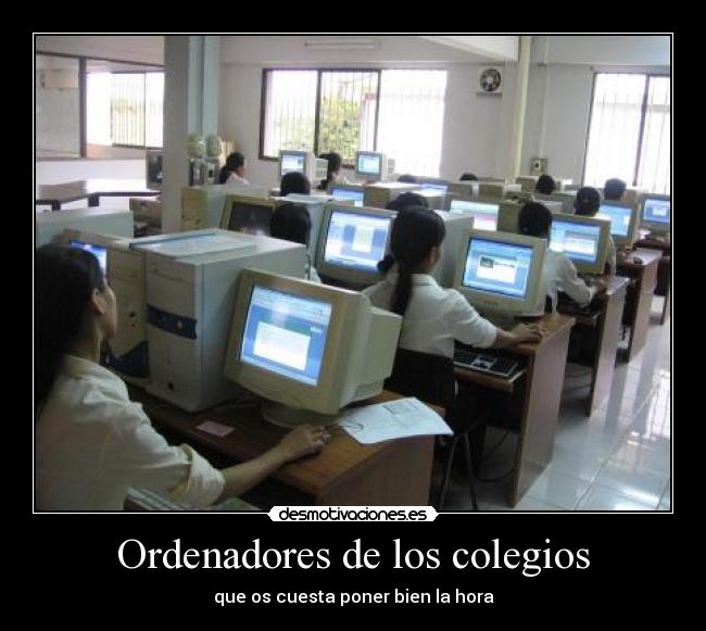 Ordenadores de los colegios - 
