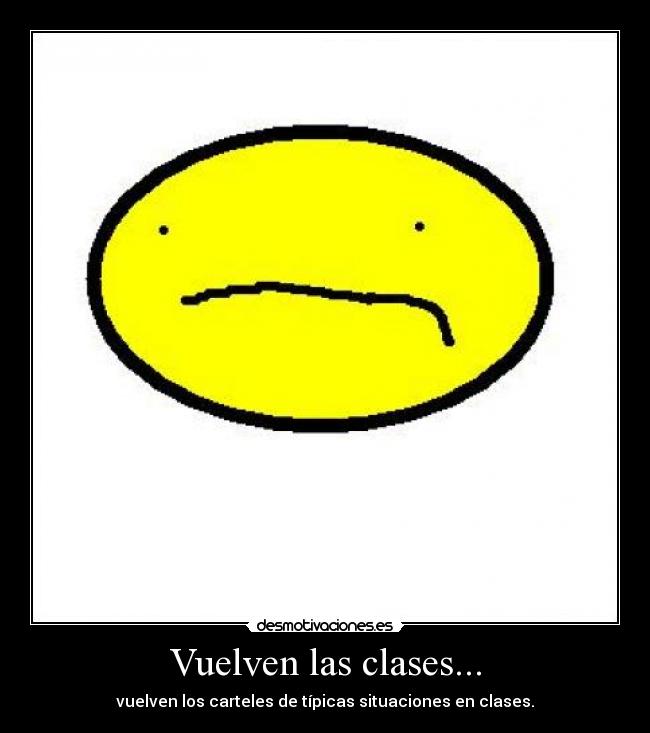 Vuelven las clases... - 