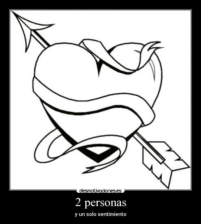 2 personas - y un solo sentimiento