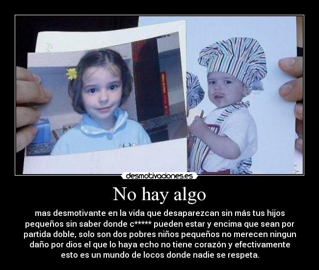 No hay algo -