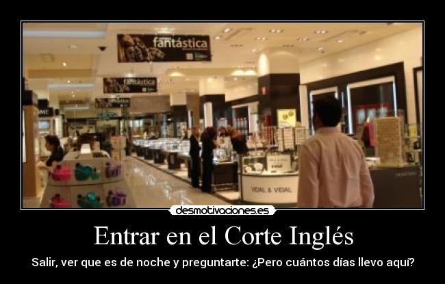 Entrar en el Corte Inglés - 